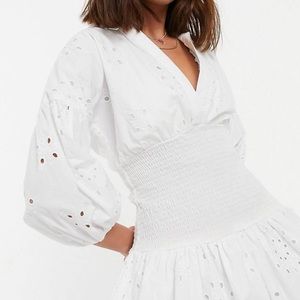 ASOS eyelet mini dress